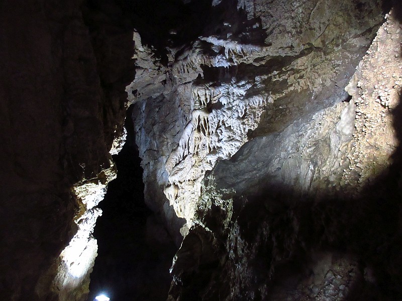 Foto: Wandsinterbildungen im Canyon bei VP23