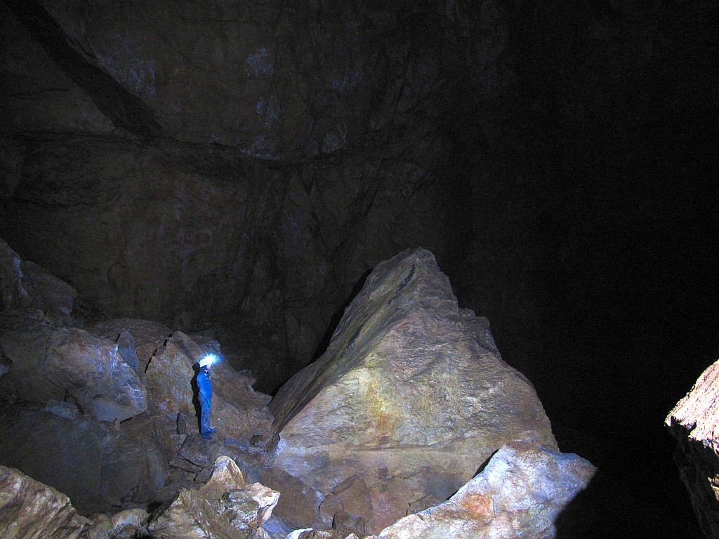 Foto: Die Große Pyramide in der Ritzlkesselhöhle (1815/400)